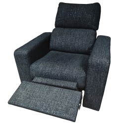 Cadeirão Relax Manual Preto - Mega Outlet
