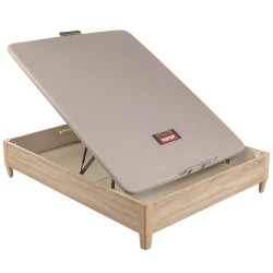 Wooden Collapsible Design with Feet Single Lid - Bases e Sommiers