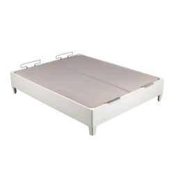 Abatível Madeira Design com Pés Tampa Dupla - Bases e Sommiers