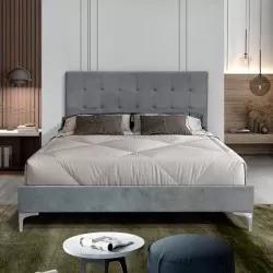 Double bed 748HB-71 407 - Camas Estofadas