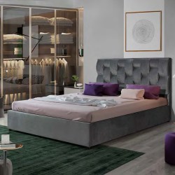 Double bed 748STB1265 407 - Camas Estofadas