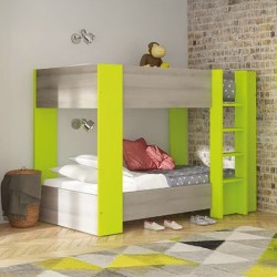 Bunk bed 1287 ML + Green B11 - Beliches