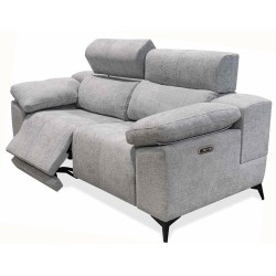 Rabah 2 Seater Sofa with 2 Electric Relaxers - Sofás