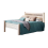 Old White Rustic Double Bed