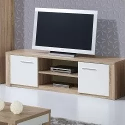 Base TV Paris Natura Branco - Estantes