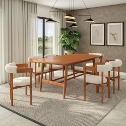 Mesa de Sala de Jantar Pura Cavalet - Mesas de Sala