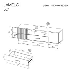 Base TV Lamelo - Móveis de TV