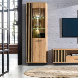Vitrine Alta 1P Lamelo  without LEDs - Elementos