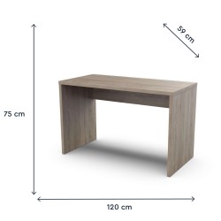 Desk Paris Gray/White - Study Desks