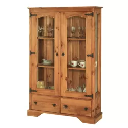 Rustic Display Case  Wax - Display Cabinets