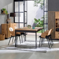 Mesa LA14 Lamelo Extensível - Mesas de Sala