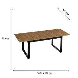 Mesa LA14 Lamelo Extensível - Mesas de Sala