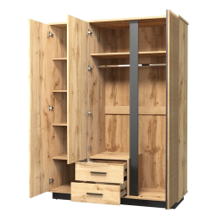 Wardrobe 3D+2D Lamelo - Roupeiros de Bater