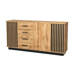 Sideboard with 3 doors + 4 drawers Lamelo - Sideboards