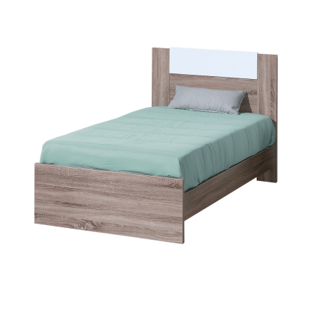 Cama Pessoa Paris Cinza/Branco - Camas Juvenis