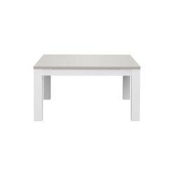 Mesa de Sala Viena Extensível Cinza/Branco - Mesas de Jantar