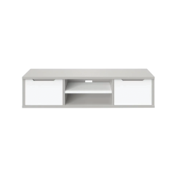 Viena TV Bench Gray/White - TV Benches