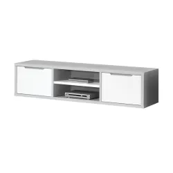 Viena TV Bench Gray/White - TV Benches