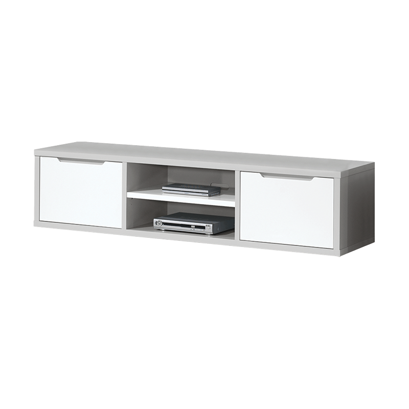 Viena TV Bench Gray/White - TV Benches