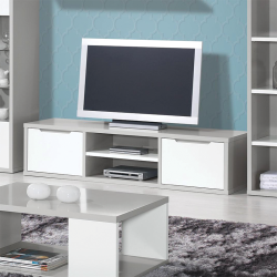 Base TV Viena Cinza/Branco - Bases de TV