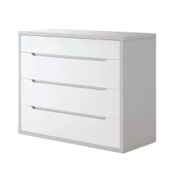 Chest of Drawers Viena Gray/White - Chests of Drawers