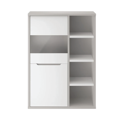 Bar Element Viena Gray/White - Bar Cabinets
