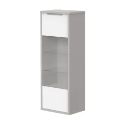Display Cabinet Module Viena Gray White - Display Cabinets