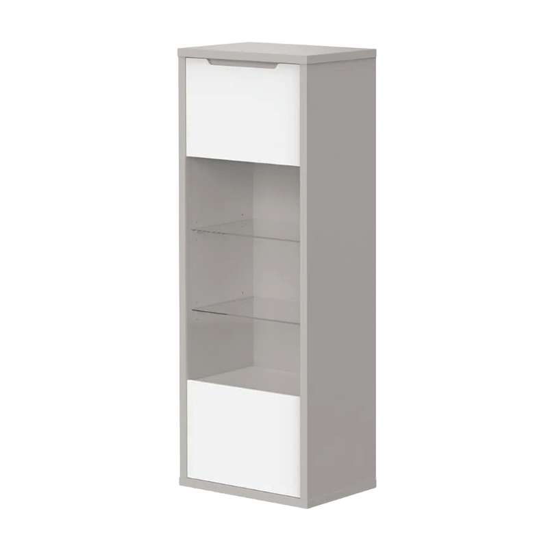 Display Cabinet Module Viena Gray White - Display Cabinets