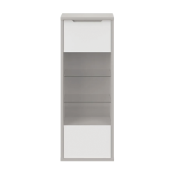 Display Cabinet Module Viena Gray White - Display Cabinets