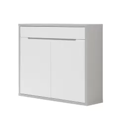 Viena Shoe Rack Gray/White - Shoe cabinet