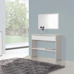 Viena Gray White Frame - Mirrors