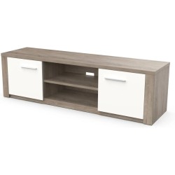 Base TV Paris Cinza/Branco - Bases de TV