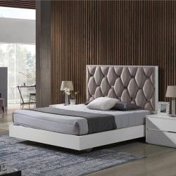 Cama Kaki - Camas Estofadas