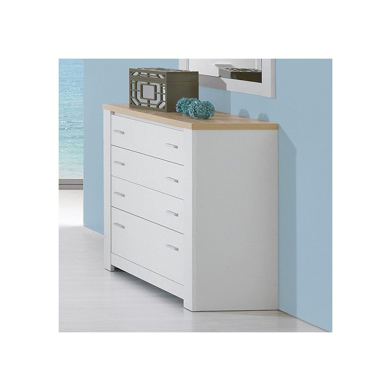 Chest of drawers Florence White Oak