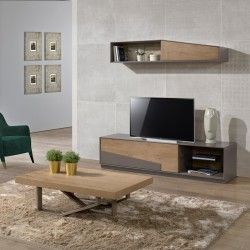 TV cabinet 1 door Reb. + Appl. + Niche Right Sintra - TV Furniture