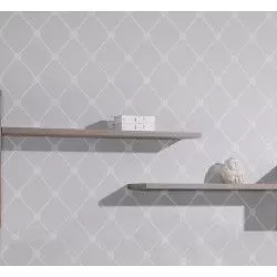 Prateleira Paris 900 mm Cinza Branco - Prateleiras
