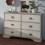 Rustic Chest of Drawers Old White 095032
