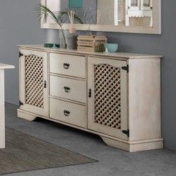 Rustic Sideboard Old White 095008 - Aparadores