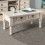 Old White Rustic Coffee Table 095075
