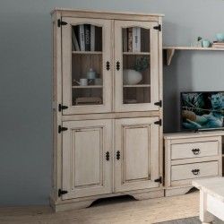 Vitrine Branco Velho 095083 - Elementos