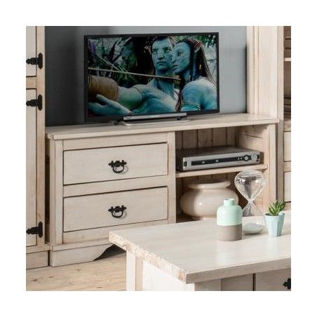 Móvel TV Branco Velho 095082 - Estantes