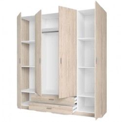 Wardrobe 4P Roma Ref.ª 42058 - Roupeiros de Bater