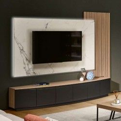 TV unit 6 doors 240 (Soco) Corvo 01 - Elementos
