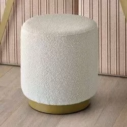 Corvo Upholstered Bench 02 White - Puffs