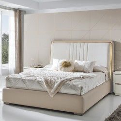 Cama de Casal Kyara - Camas Estofadas